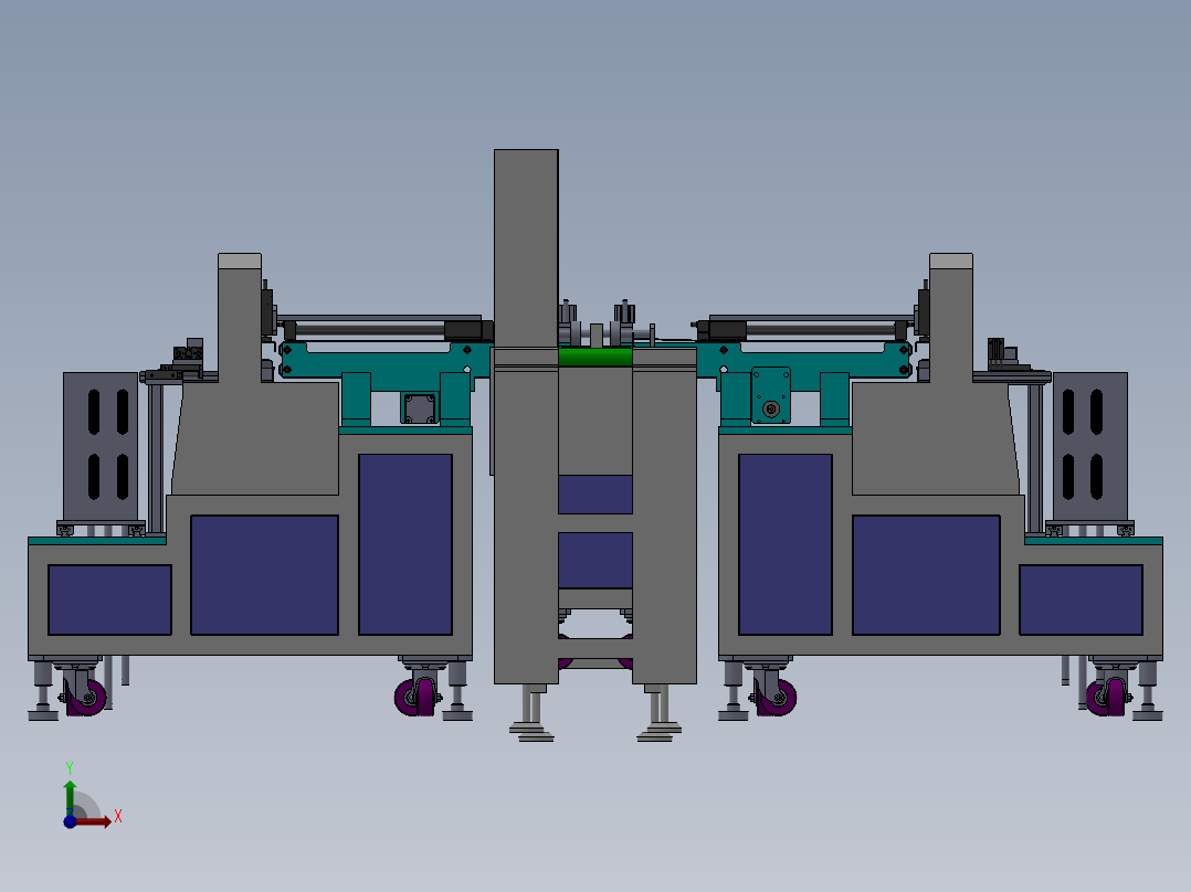 自动配页束带机前视图
