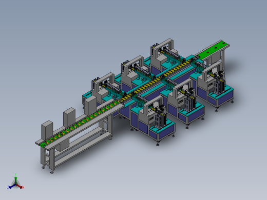 自动配页束带机正等轴测缩略图