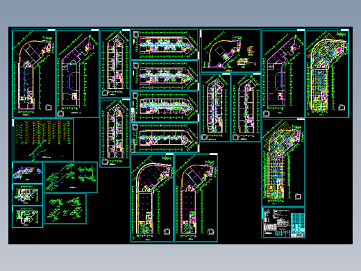 住宅楼综合楼空调设计图