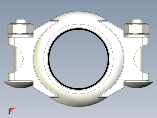 管道接头1 1-2英寸（DN40）俯视缩略图