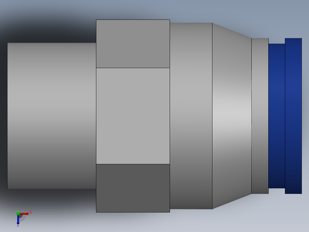 Ø8 x 1-4G - CONEXÃO RETA (C02250828)俯视图