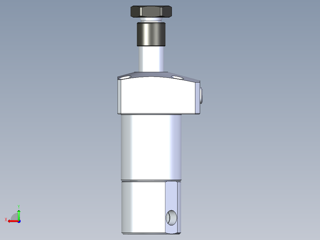 KOSMEKLHA0360-GRN_R01多系列多零件图纸模型后视图