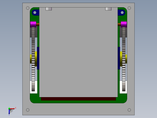 足球机器人1（三维+课设+程序+二维+电路图）俯视缩略图