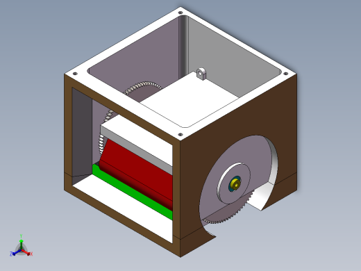 足球机器人1（三维+课设+程序+二维+电路图）正等轴测缩略图