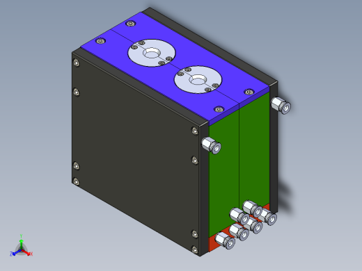 吹模3正等轴测缩略图