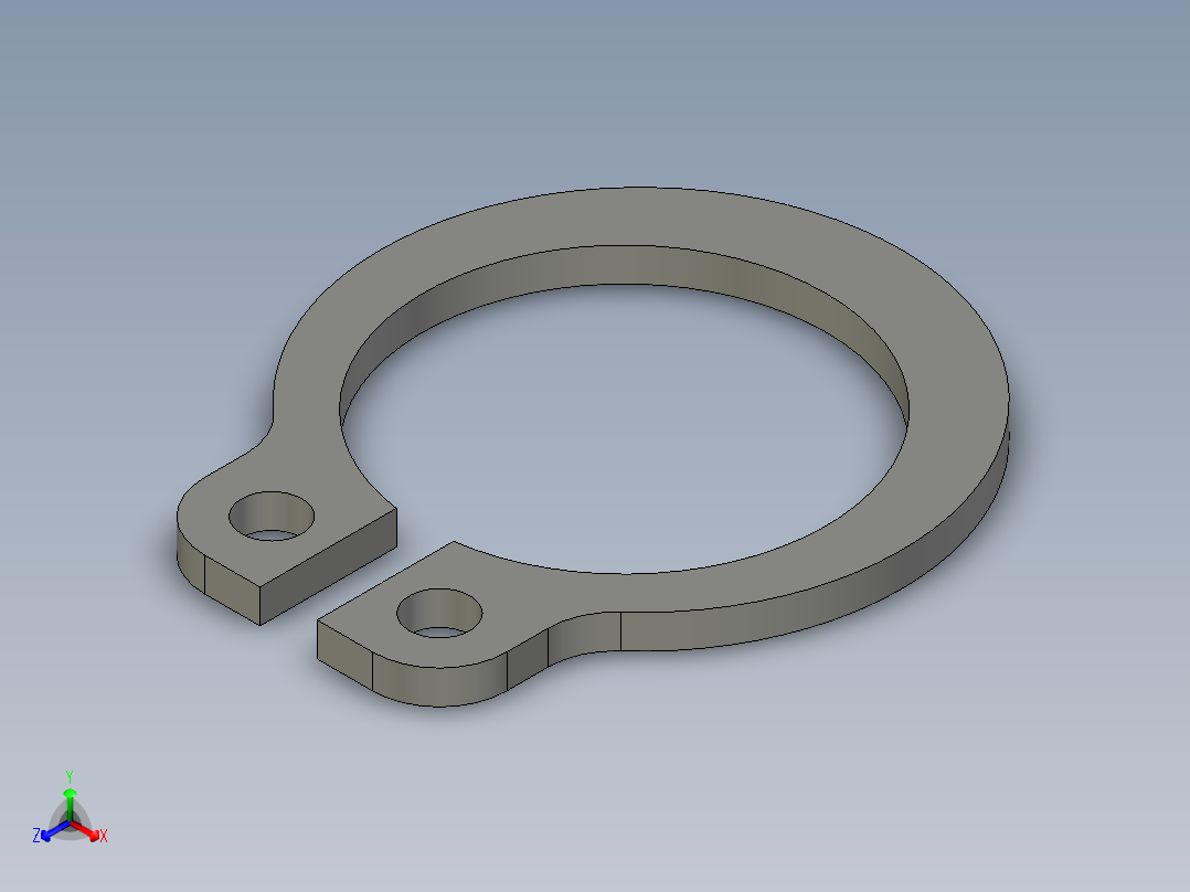 管道手动球阀-水管开关阀-手动阀门User Library-MD52C150DN15-2_DN15~20SnapRing主视图