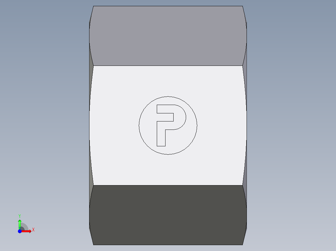 卡套式工业通用硬管接头EO_Nut_EO_24__Cone_end_M14SCFX前视图