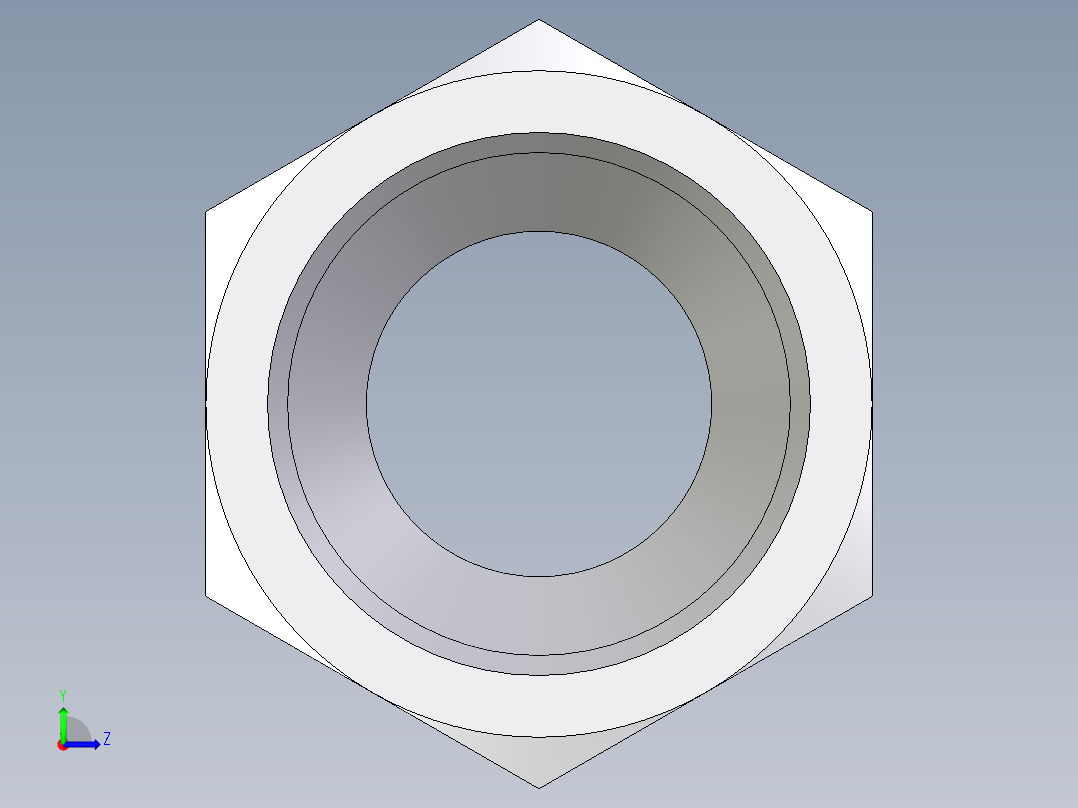 卡套式工业通用硬管接头EO_Nut_EO_24__Cone_end_M14SCFX左视图