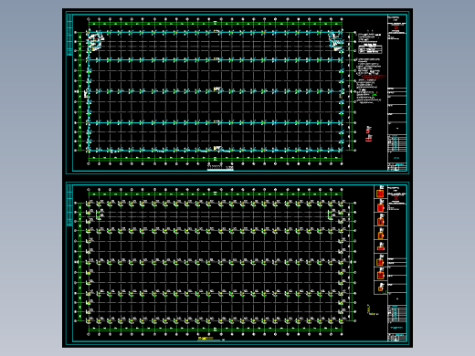 长江公司钢结构工程厂房CAD