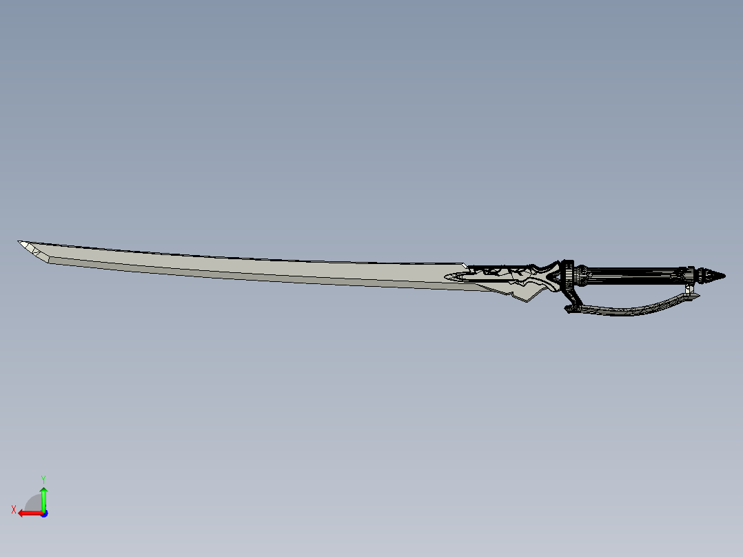 剑、宝剑(192)后视图