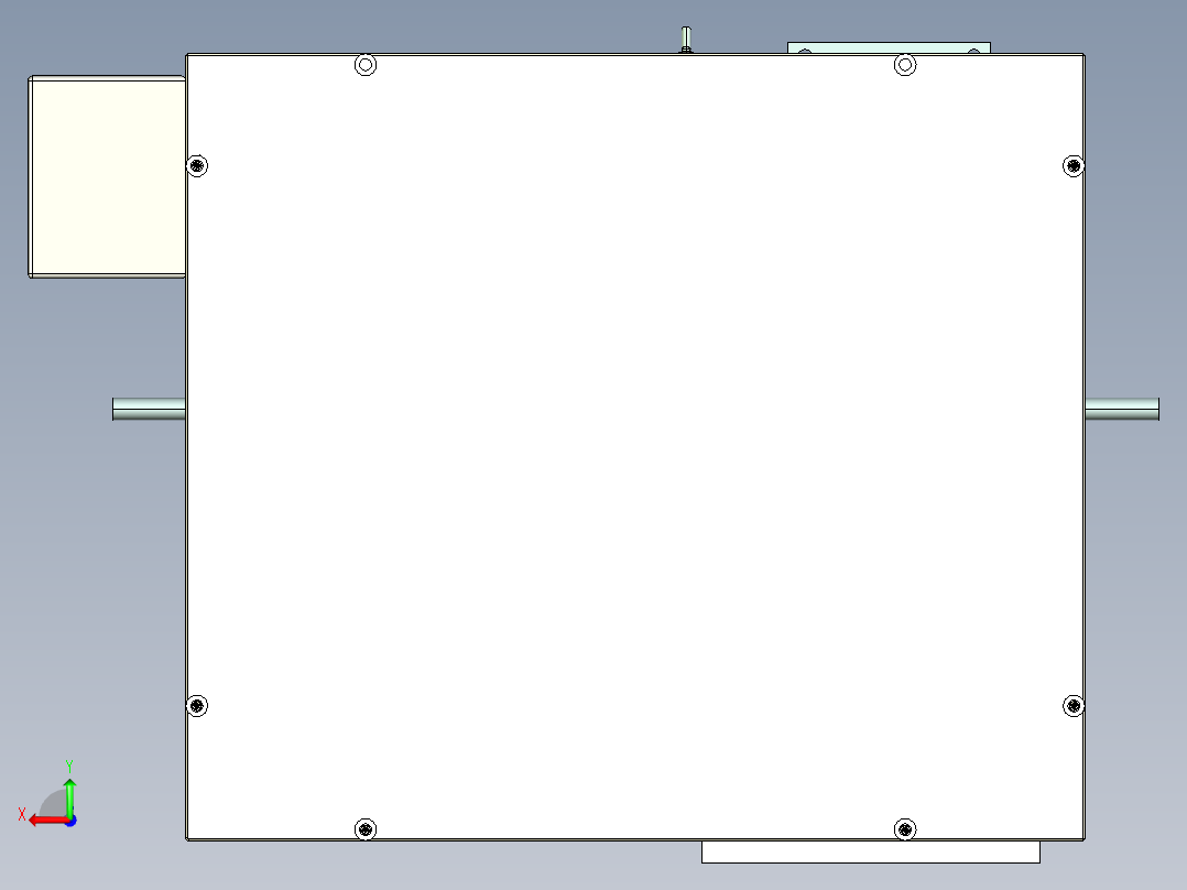 铜圈泵胶胶水机step后视图