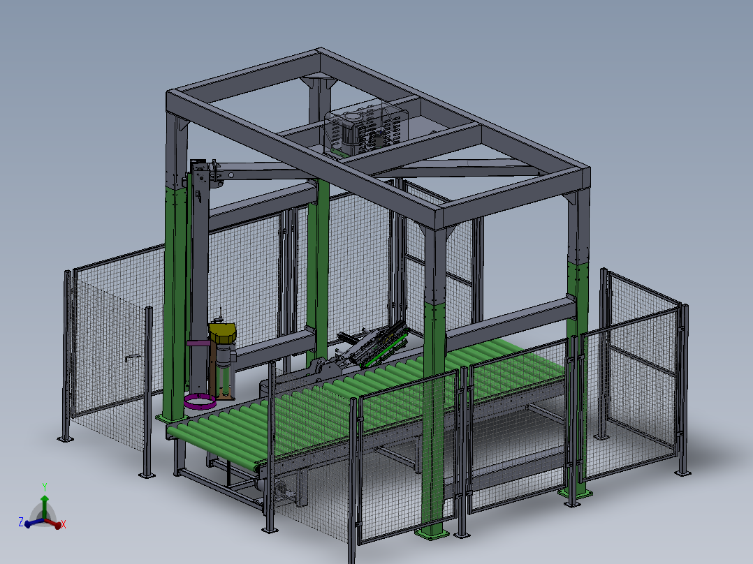 护角覆顶膜悬臂缠绕机sw11可编辑