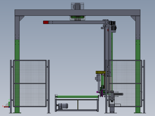 护角覆顶膜悬臂缠绕机sw11可编辑后视缩略图