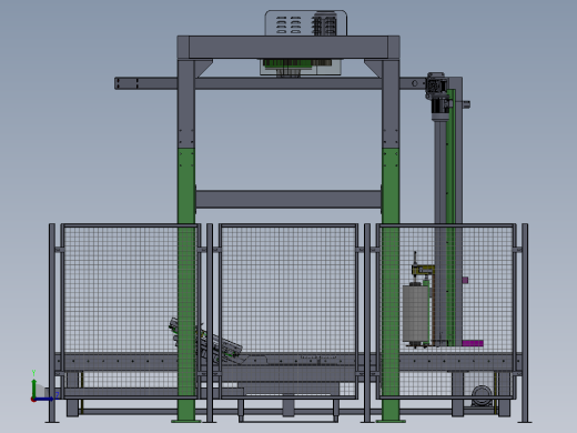 护角覆顶膜悬臂缠绕机sw11可编辑左视缩略图
