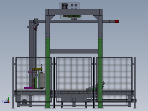 护角覆顶膜悬臂缠绕机sw11可编辑右视缩略图
