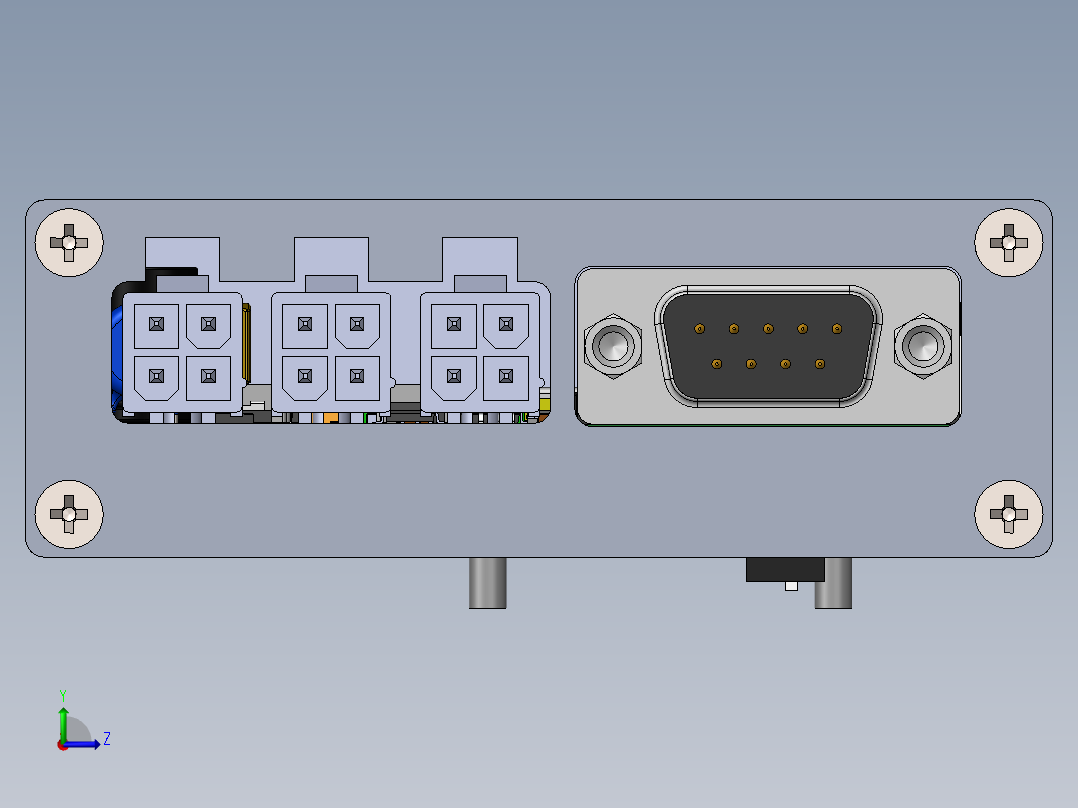 光网转换模块左视图