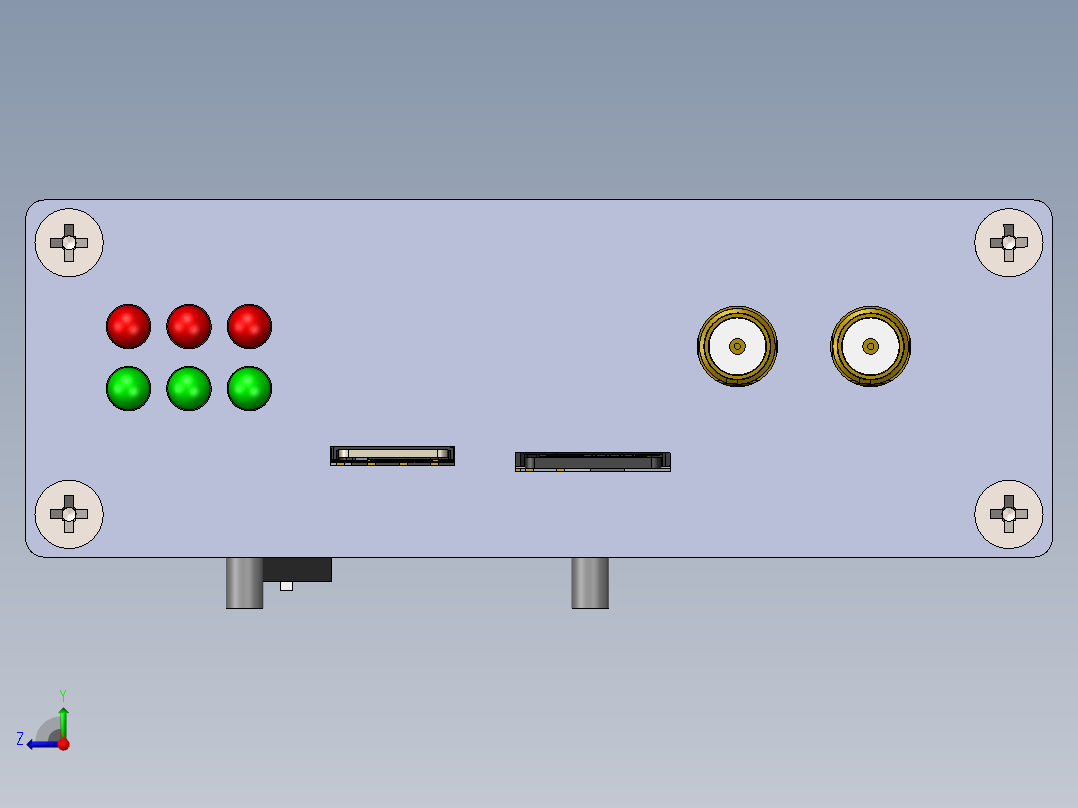 光网转换模块右视图