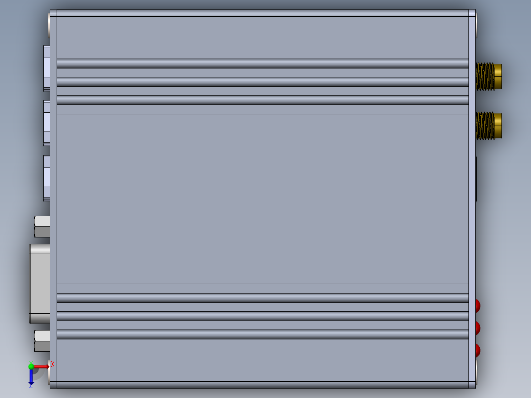 光网转换模块俯视图