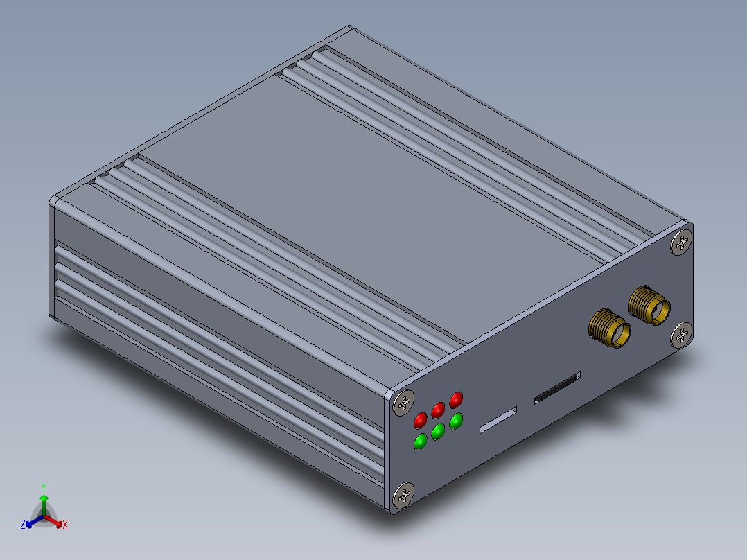光网转换模块正等轴测图