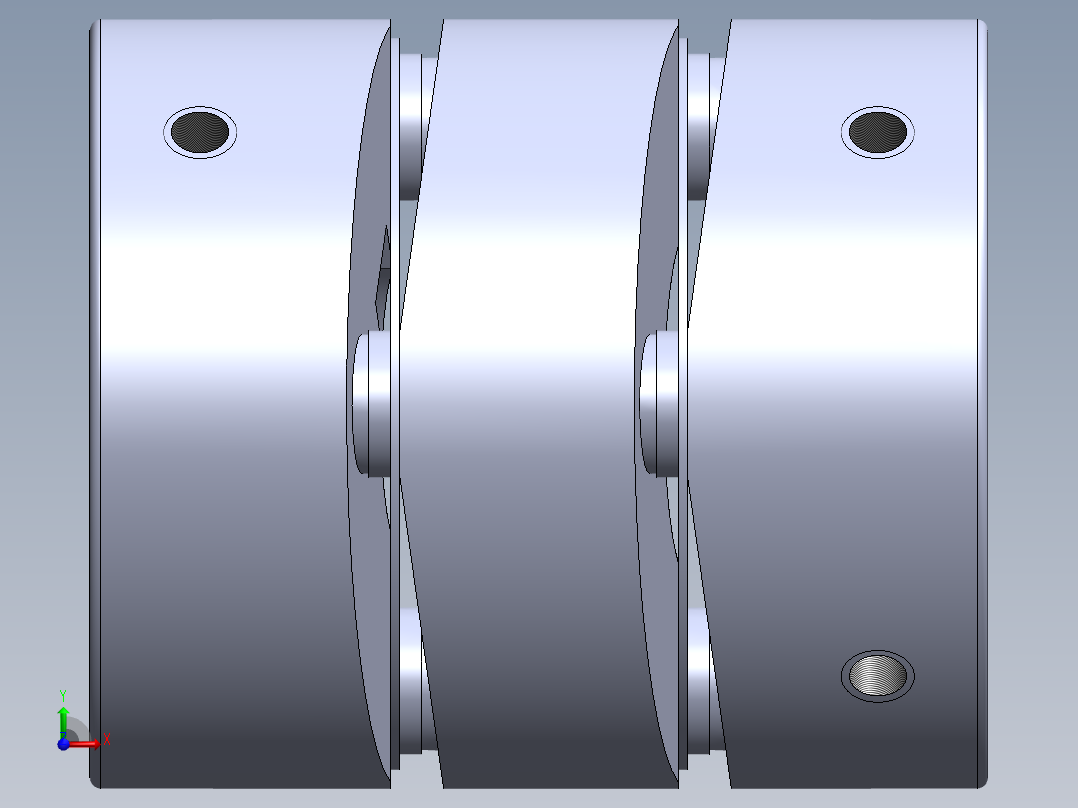 BODY_标准联轴器_SCXWK34-8-14_MISUMI前视图