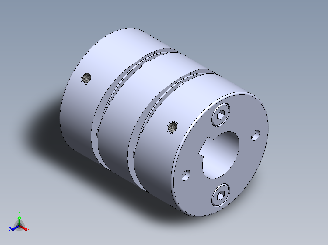 BODY_标准联轴器_SCXWK34-8-14_MISUMI正等轴测图