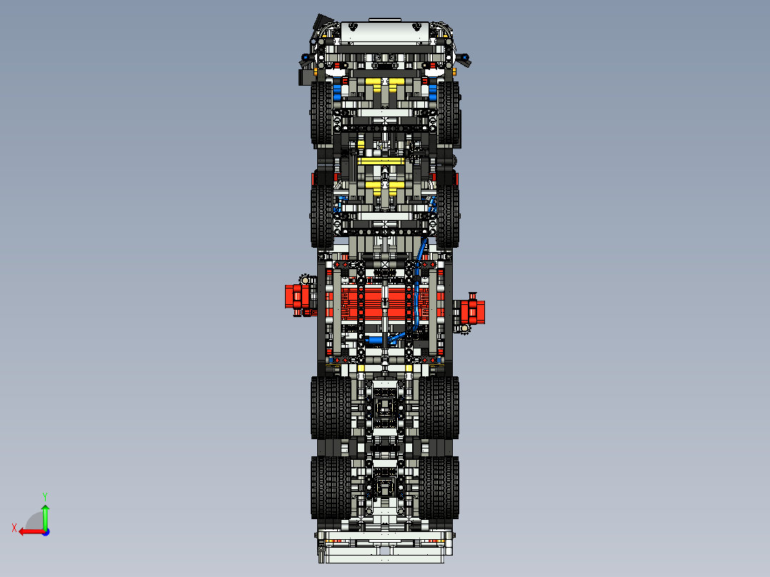 A2004932-乐高_技术_梅赛德斯-奔驰_Arocs 卡车后视图