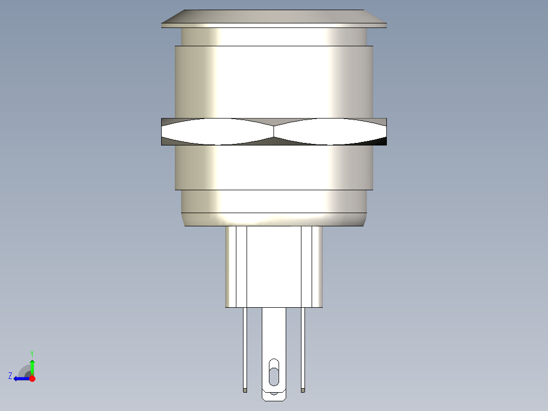金属壳灯开关22右视图