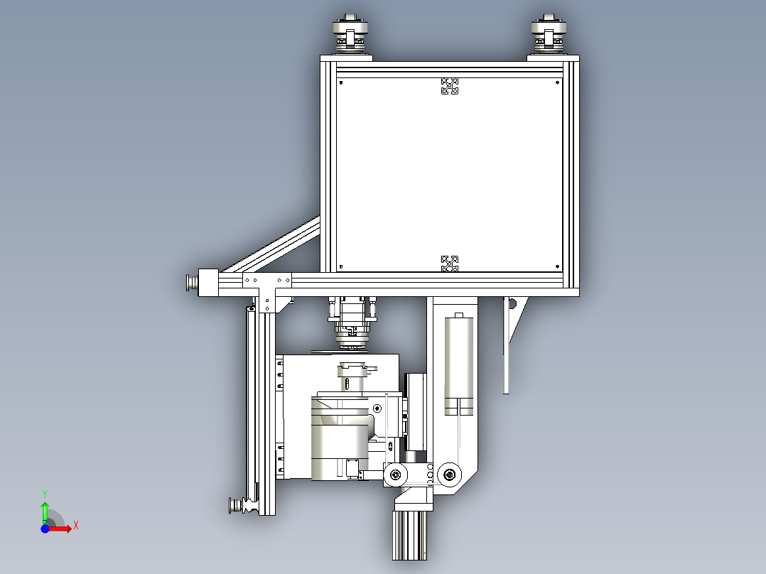 轴承角度测量设备前视图