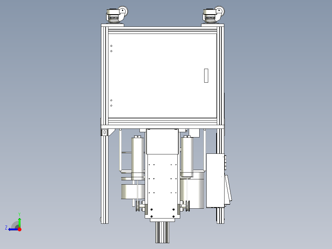 轴承角度测量设备右视图