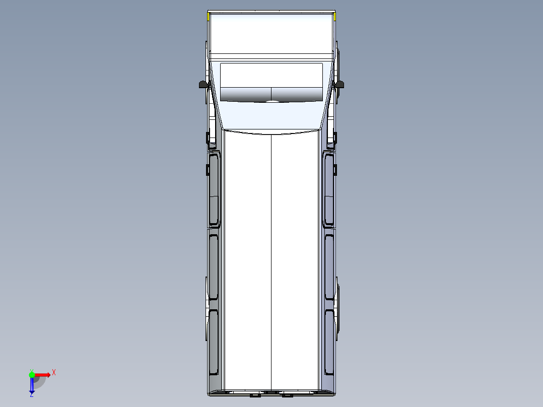 B3003581-面板货车俯视图