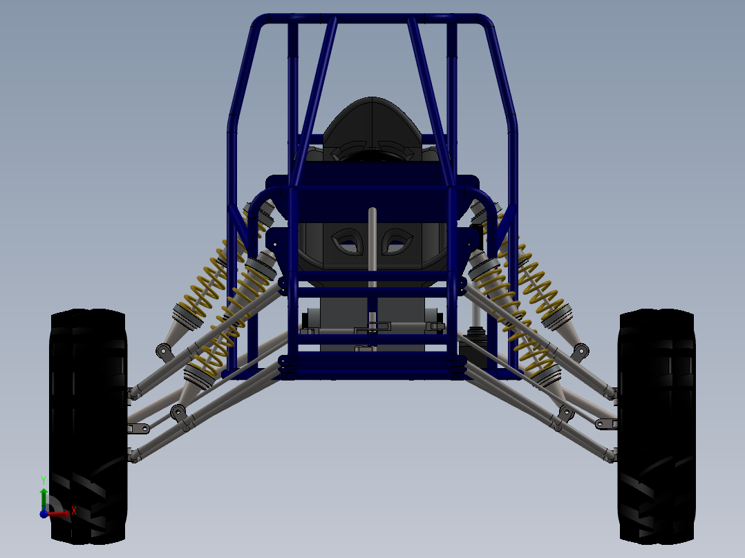 卡丁车 钢管车(22)前视图