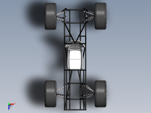 卡丁车 钢管车(48)俯视缩略图