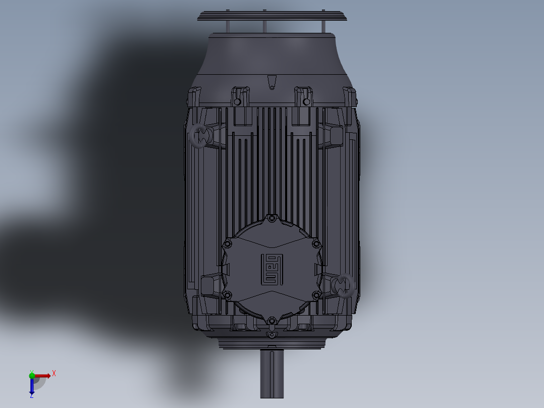 隔爆防爆电机Weg IEC W22_355M俯视图