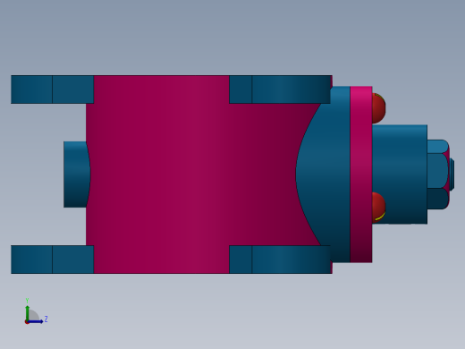 蝶阀左视缩略图