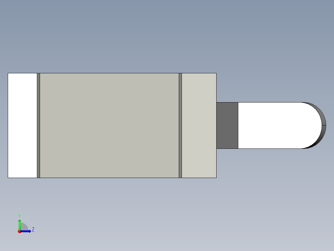 微动开关Z15GW2277-B左视图
