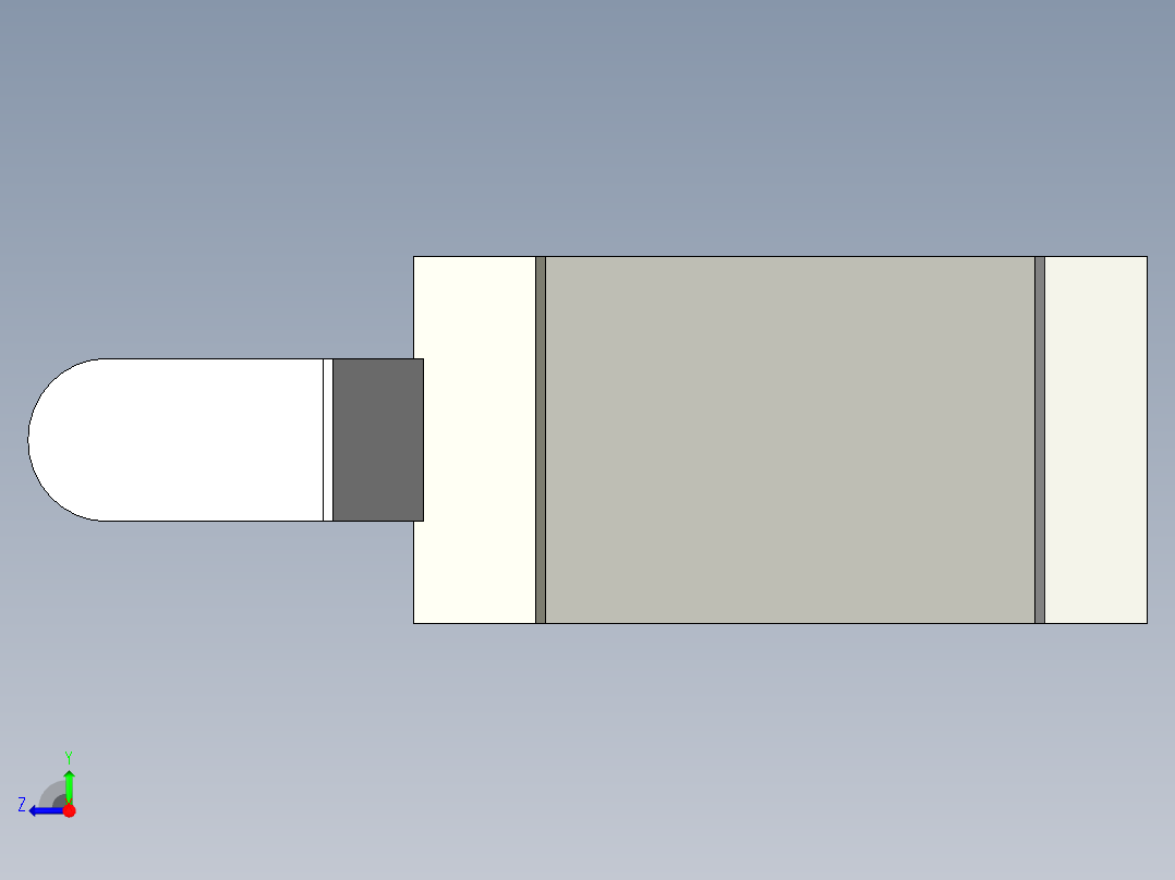 微动开关Z15GW2277-B右视图