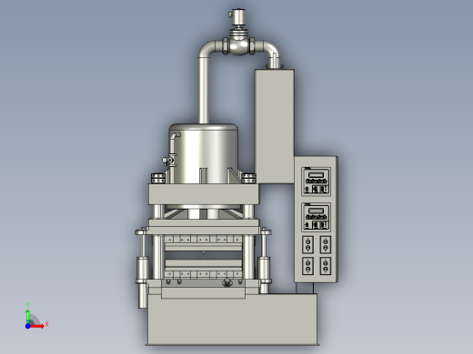 一种聚苯乙烯泡沫板生产用板材成型机前视缩略图