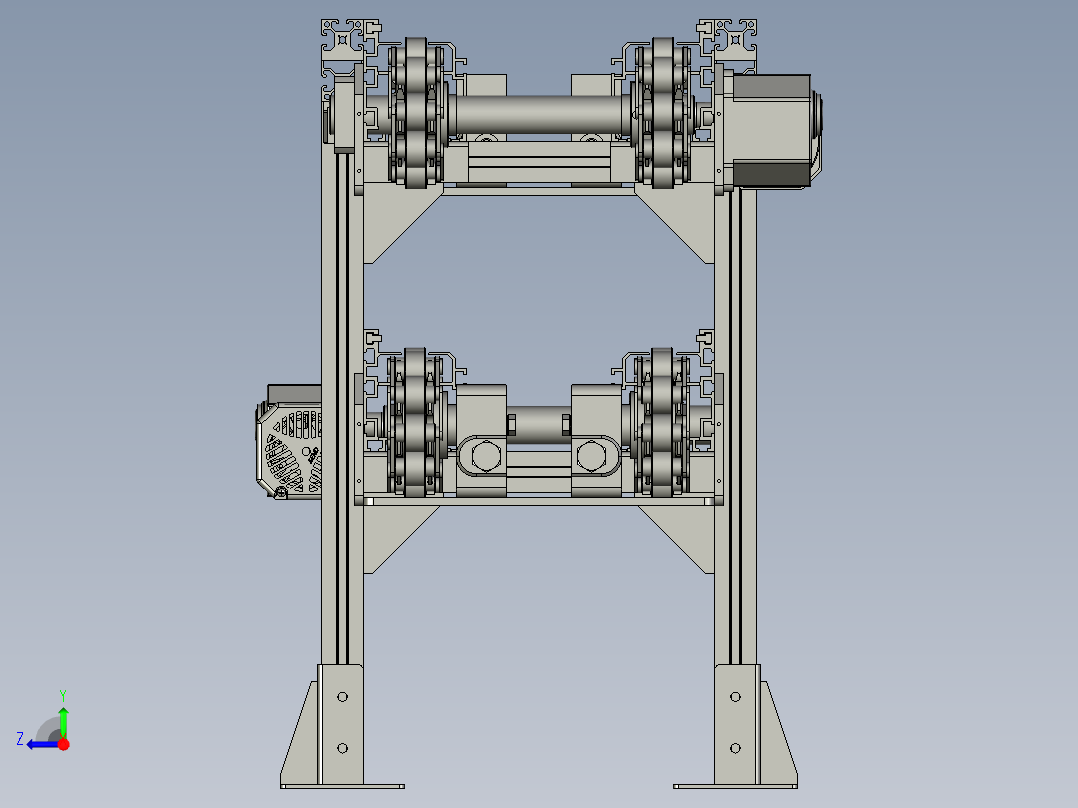 德恩普-倍速链输送机2M右视图