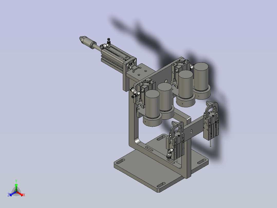 2018SOLIDWORKS0400Z刷顺编织工位主视图