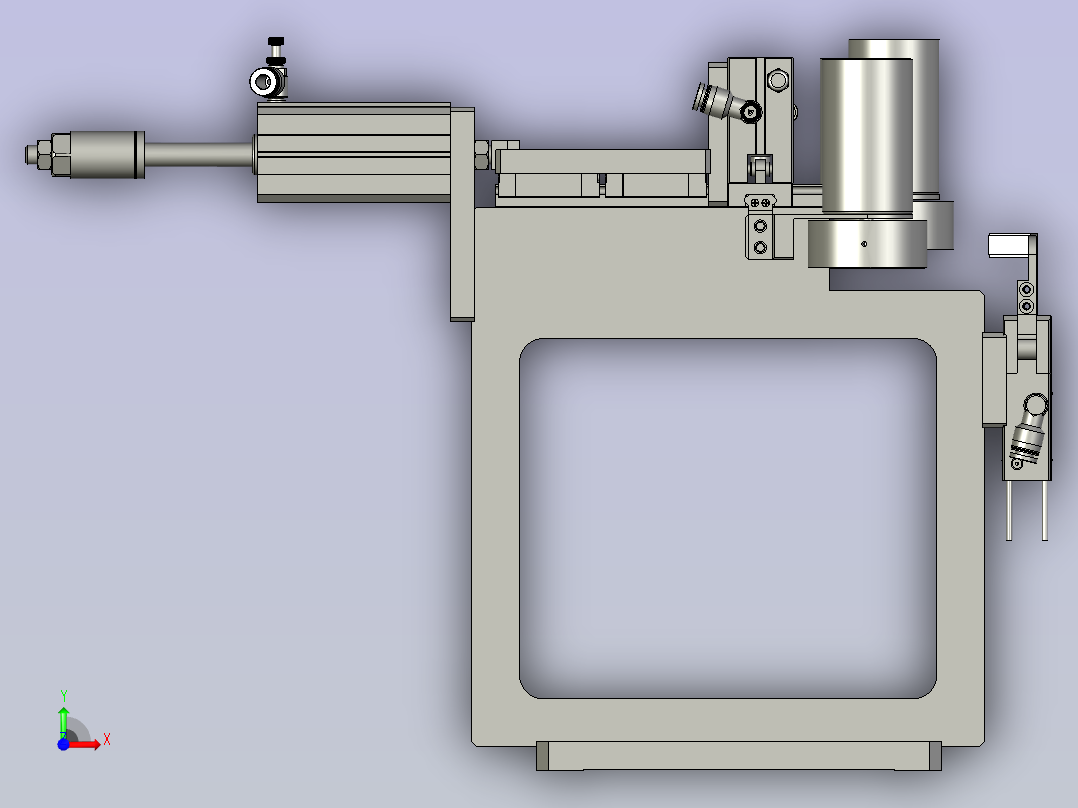 2018SOLIDWORKS0400Z刷顺编织工位前视图