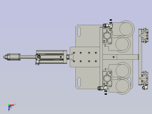 2018SOLIDWORKS0400Z刷顺编织工位俯视缩略图