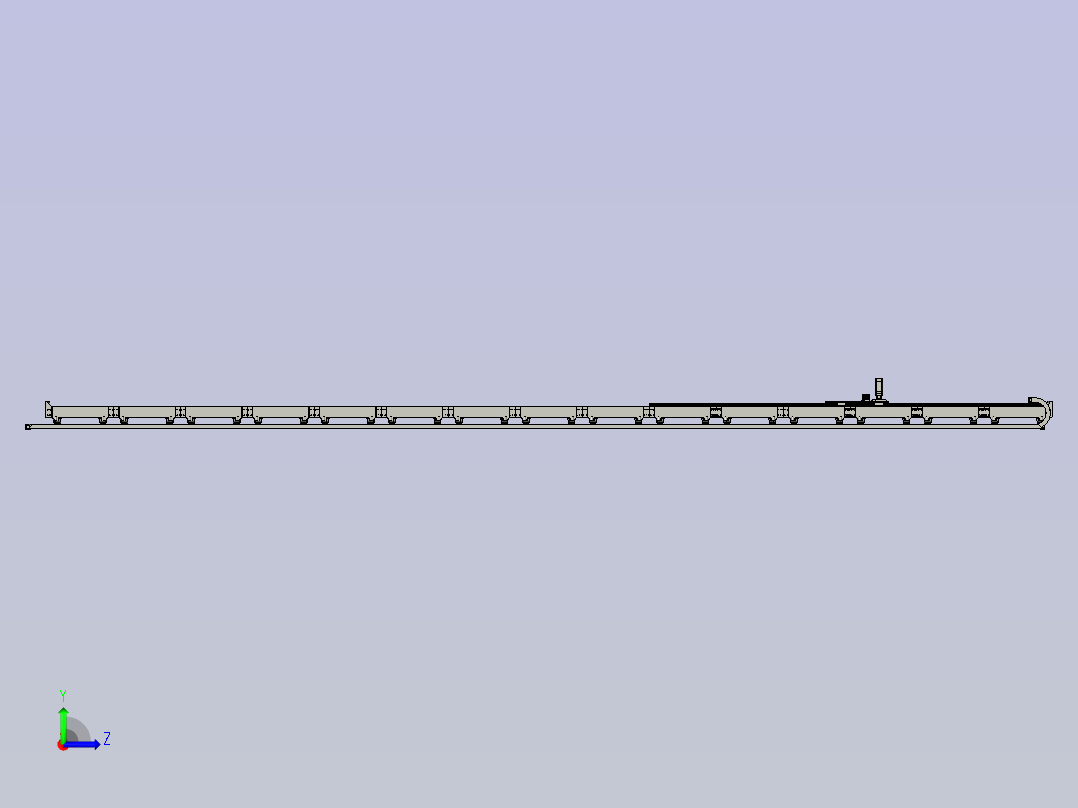 自走型机械手左视图