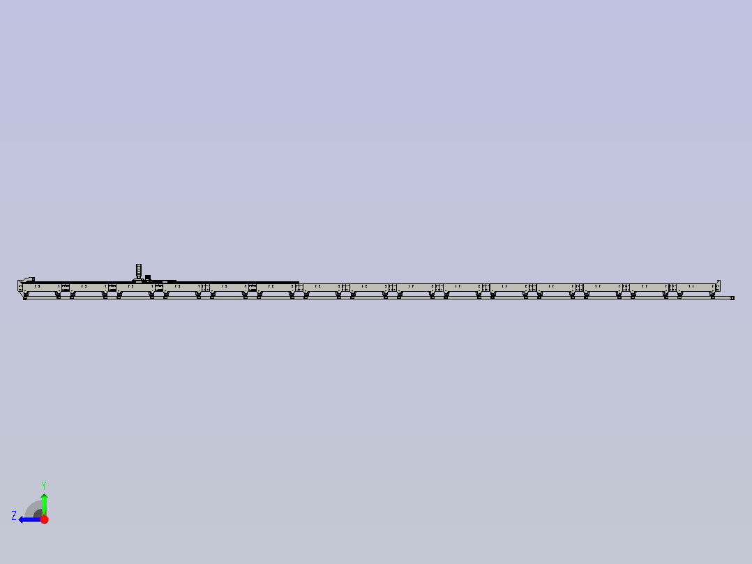 自走型机械手右视图