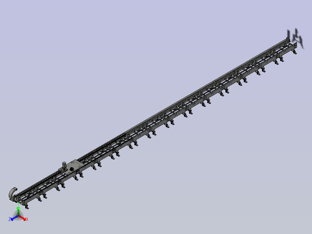 自走型机械手正等轴测图