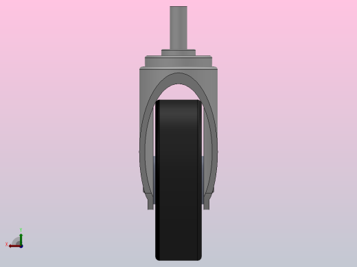 Z12-03-125-362B中重型轮[Z12-03-150-362B]脚轮后视缩略图