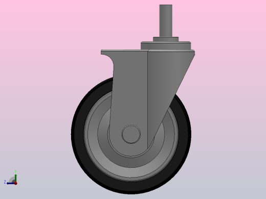 Z12-03-125-362B中重型轮[Z12-03-150-362B]脚轮右视缩略图