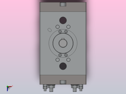 CRQ2薄型摆动气缸[CRQ2BW30-90C]俯视缩略图