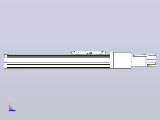 滚珠丝杠直线轴内置导轨TPA-GCR-50-1210C-L200-M-M10-N3左视缩略图