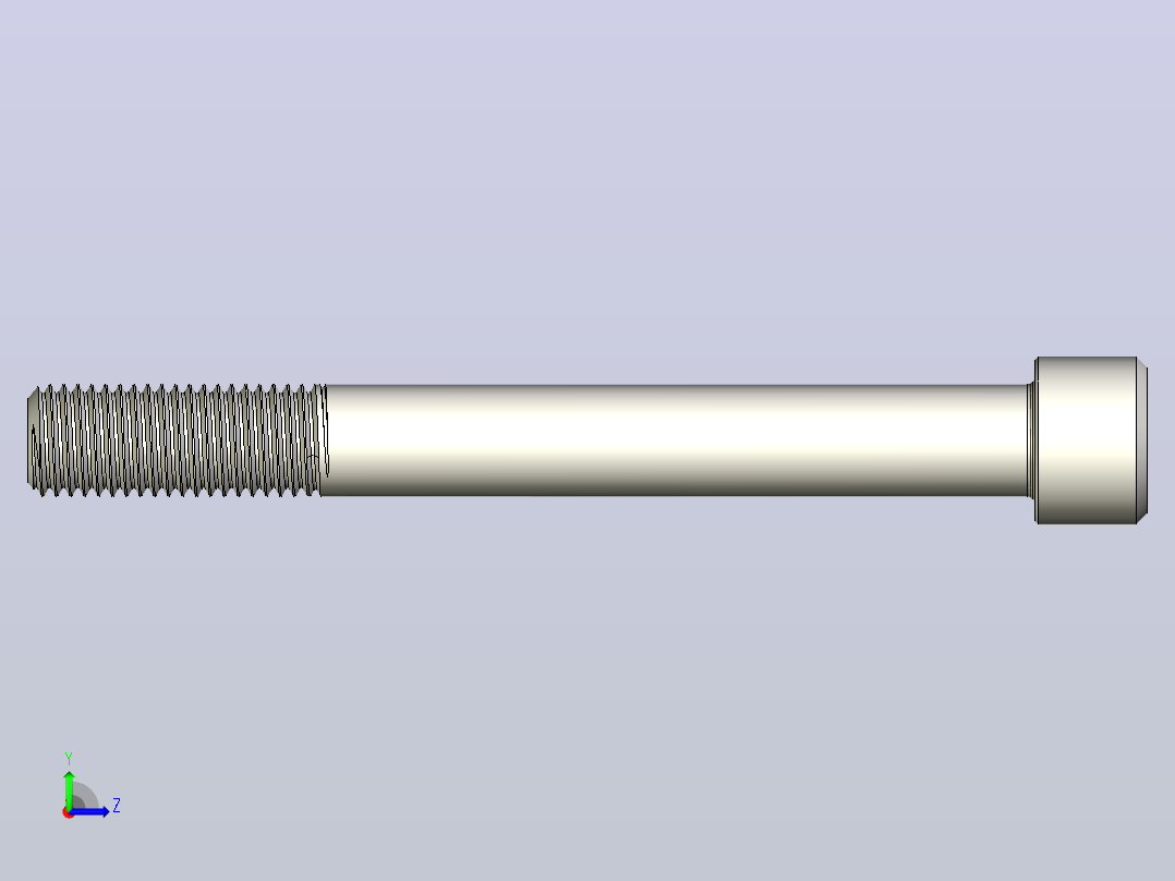 DIN_EN_ISO_4762_M20x180.ipt内六角螺钉左视图