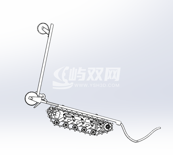 履带平板车